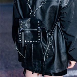 ZARA suede mini backpack